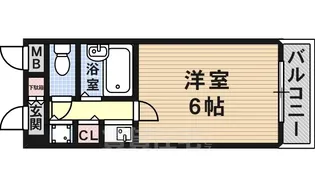 リーガル新神戸【4階】の間取り