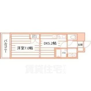 ヴァンクール鶴舞【10階】の間取り
