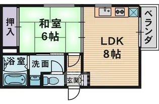 エクシオプレイス【7階】の間取り