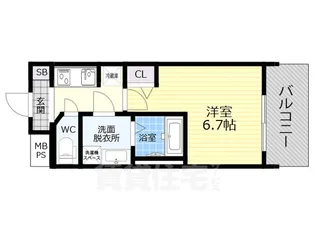S-RESIDENCE上前津【14階】の間取り