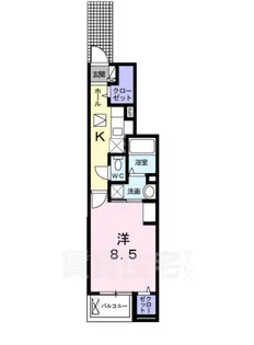 フェリーチェ【1階】の間取り