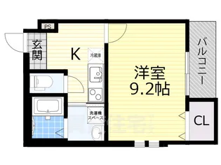 大阪府堺市北区北長尾町4丁【アパート】の間取り