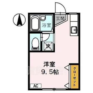 コーポまつかさ【1階】の間取り