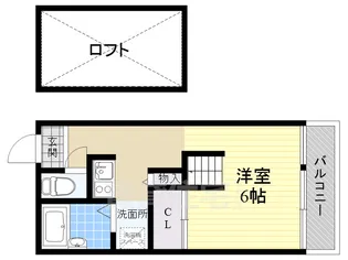 GROWING【2階】の間取り