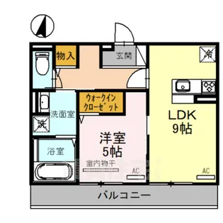奈良県奈良市秋篠新町【アパート】の間取り