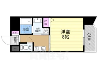 ジョイシティ二条城前【3階】の間取り