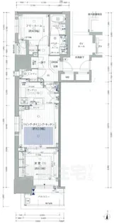 プレサンスロジェ名古屋久屋大通公園【4階】の間取り