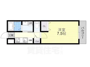 大阪府堺市西区浜寺石津町東1丁【アパート】の間取り