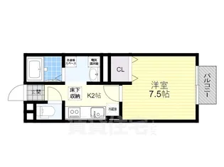 滋賀県湖南市菩提寺東2丁目【アパート】の間取り