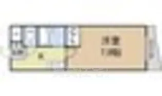 パックス荒畑【3-B号室】の間取り