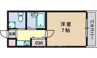 プルーリオン西桂【2階】の間取り
