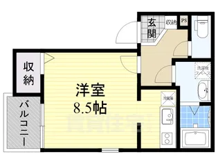 インプレイス長田【3階】の間取り