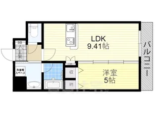 プレサンス昭和通ESRISE【2階】の間取り