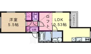 アドヴァンやまじょう【2階】の間取り