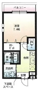 フジパレス尼崎ガーデン2番館【2階】の間取り