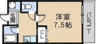 寺町ハウス【1階】の間取り