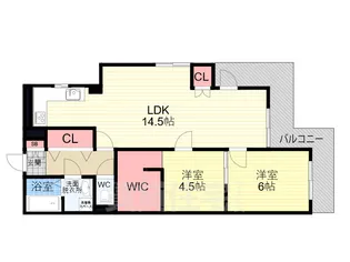 アクシス葛野【5階】の間取り