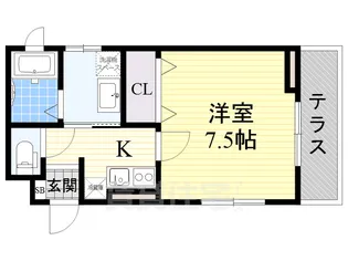 ハイツAntopo【1階】の間取り