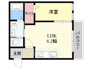 大阪府吹田市山手町2丁目【マンション】の間取り