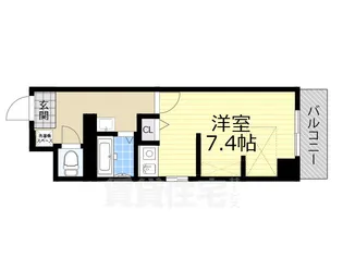 大阪府大阪市淀川区宮原5丁目【マンション】の間取り