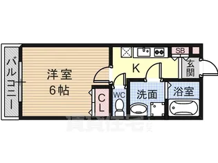 EXハイツ天美3【2階】の間取り
