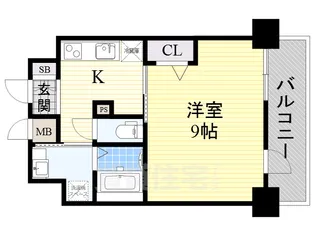 大阪府大阪市旭区新森1丁目【マンション】の間取り
