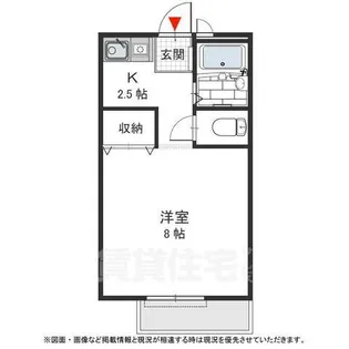 1Rの間取り画像