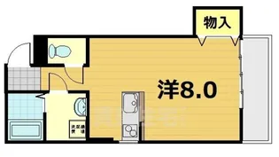 ハイツイソガワ【2階】の間取り