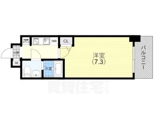 セレニテ神戸プリエ【6階】の間取り