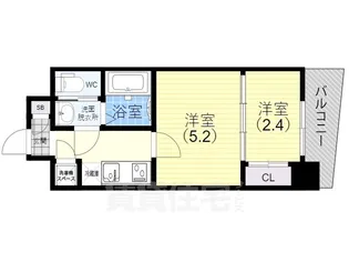 セレニテ神戸プリエ【10階】の間取り