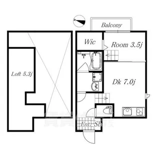 FAMILY STAGE道徳2【2階】の間取り