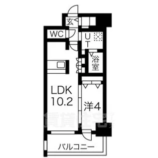 アドバンス名古屋モクシー【14階】の間取り