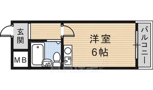 コーワ伊丹【109号室】の間取り