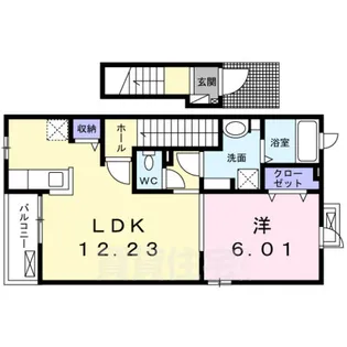 京 RANZAN 2【2階】の間取り