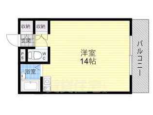 ドミール喜連【4階】の間取り