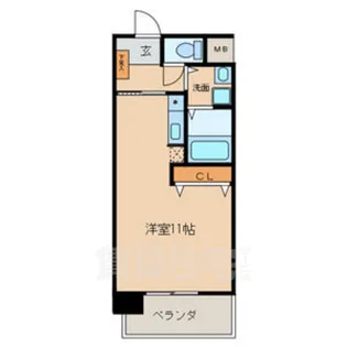 ボヌール千代田【4階】の間取り