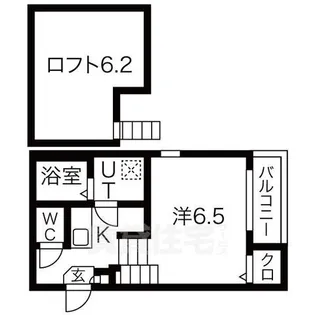 ラ・ポルト【1階】の間取り