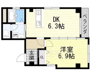 FRONTIEA FIELD【2階】の間取り