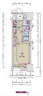 プレサンス ジェネ 新栄町駅前 葵【4階】の間取り