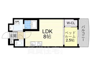 セレニテ三国プリエ【3階】の間取り