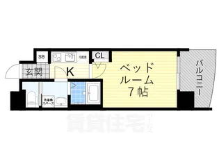 セレニテ三国プリエ【11階】の間取り