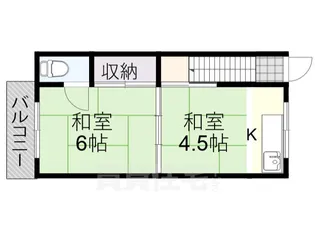 兵庫県尼崎市西大物町【テラスハウス】の間取り