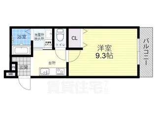 大阪府大阪市平野区長吉長原東1丁目【アパート】の間取り