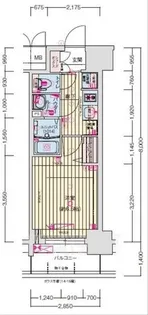 プレサンス鶴舞ファースト【11階】の間取り