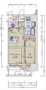プレサンス鶴舞ファースト【4階】の間取り