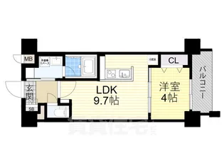 大阪府大阪市淀川区三津屋北3丁目【マンション】の間取り
