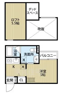 CUBE【1階】の間取り