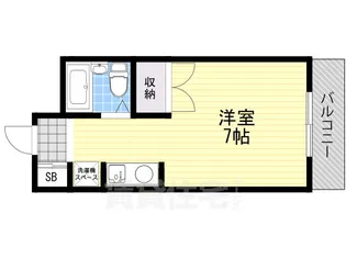 アインス中宮【1階】の間取り