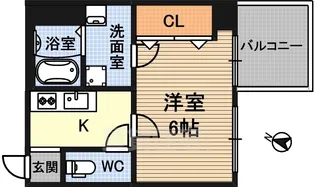 茜壱番館【4階】の間取り