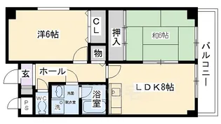 カルモ中村【4階】の間取り